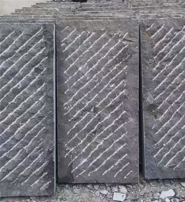 嘉祥鏨道面青石板 規(guī)格 + 道紋定制 源頭廠家直供